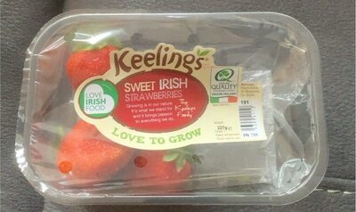 Keelings strawberries punnet